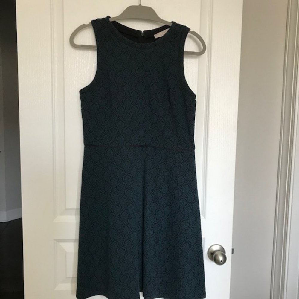 Loft Jacquard Patterned Dress - BEAUTIFUL IN PERSON